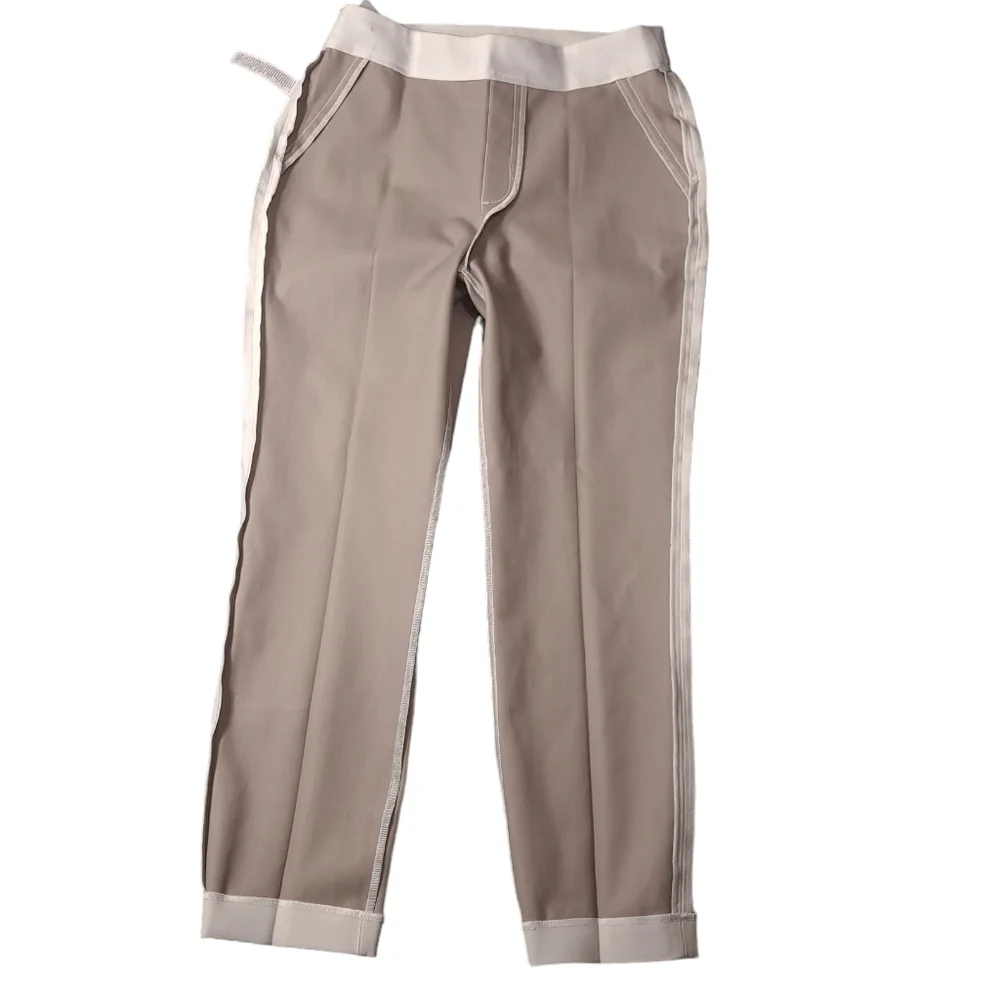 SPANX Women's Slim Straight Pants in Classic White Size L 20372R Grey Linings - Picture 5 of 16